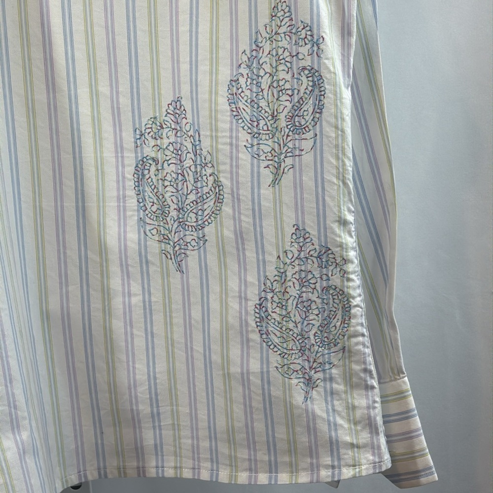 Robert Graham Striped Button Down Shirt - Picture 8 of 8